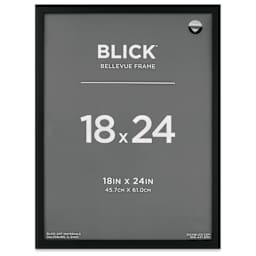 Blick Bellevue Frame - Black, 18" x 24", front of frame