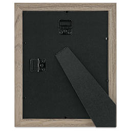 Blick Bellevue Frame - Grey Woodgrain, 8" x 10", back of frame