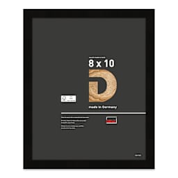 Deha Design Fontana Wood Frame - with Easel Back, Black, 8" x 10"