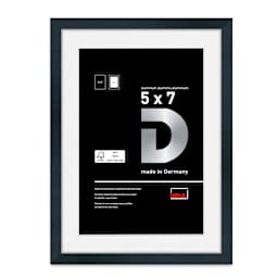 Deha Design Tribeca Frame - Black, 5" x 7", 4" x 6" Mat, Easel Back