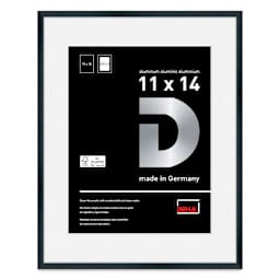 Deha Design Tribeca Frame - Black, 11" x 14", 8-1/2" x 11" Mat