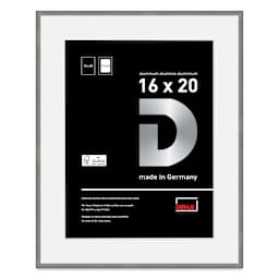 Deha Design Tribeca Frame - Gray, 16" x 20", 12" x 16" Mat