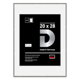 Deha Design Tribeca Frame - Gray, 20" x 28", 16" x 24" Mat