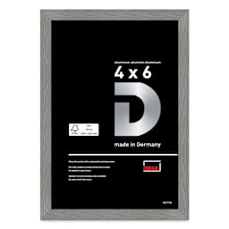 Deha Design Tribeca Frame - Gray, 4" x 6" with Easel Back