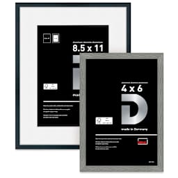 Deha Design Tribeca Frames with and without mats in Black or Gray.