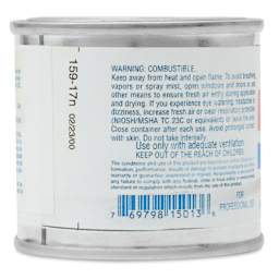 Luco Quick Drying Gold Size - 4 oz, back of can