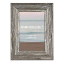 MCS Rustic Impressions Tabletop Frames - Front view of Aged Silver Frame
