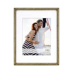 MCS Thin Bead Frame - Champagne, 14" x 18" w/10" x 13" Mat