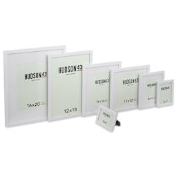 Hudson 43 Gallery Frames - White (All available sizes)