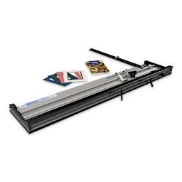 Logan Framer's Edge 655-1 Elite Mat Cutter - 48" shown with matboard examples