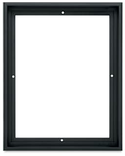 Blick Contour Floater Frames - Front view of Black Frame