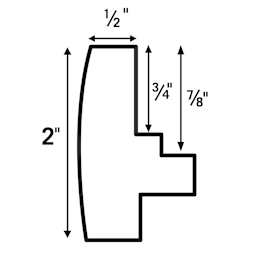 Blick Contour Floater Frames, dimensions