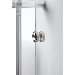 Wexel Art Single Panel Acrylic Display Frame - 27" x 39", close-up of magnents