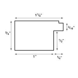 MCS Estonian Document Frames - Diagram showing dimensions of frame
