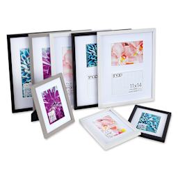 Nielsen Bainbridge Snap Gallery Frames with Mat - Assortment of color and sizes of Frames shown