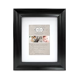 MCS Archival Series Frame with Mat - Front of Black 8 x 10 inch Frame