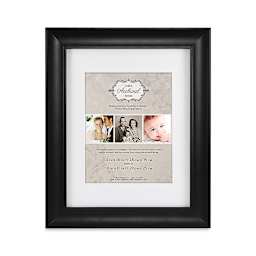 MCS Archival Series Frame with Mat - Front of Black 11 x 14 inch Frame