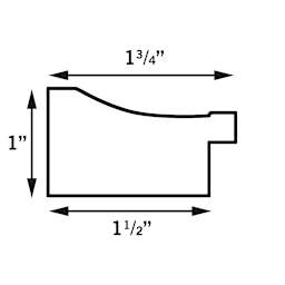 MCS Archival Series Frames - Drawing showing dimensions of frames