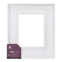 Ampersand DuoFrame - White, 9" x 12"