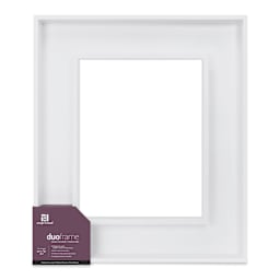 Ampersand DuoFrame - White, 11" x 14"