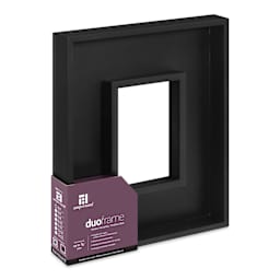 Ampersand DuoFrame - Black, 5" x 7" side view