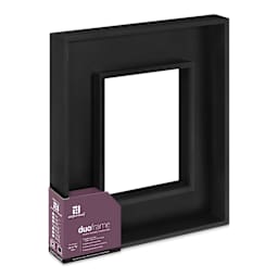 Ampersand DuoFrame - Black, 8" x 10" side view