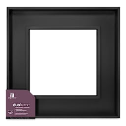 Ampersand DuoFrame - Black, 12" x 12"