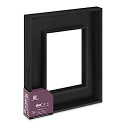 Ampersand DuoFrame - Black, 9" x 12" side view