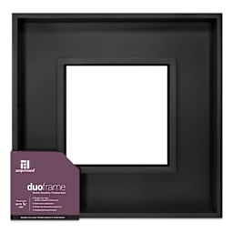Ampersand DuoFrame - Black, 8" x 8"