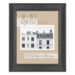 MCS Classic Edge Frame - 8" x 10", Black, with Easel Back