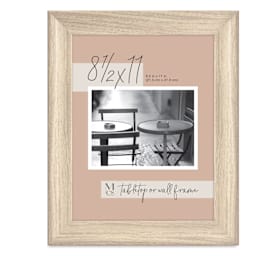 MCS Classic Edge Frame - 8-1/2" x 11", Natural with Easel Back