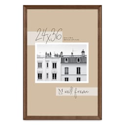 MCS Classic Edge Frame - 24" x 36" Walnut