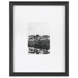 Blick Theo Frame with Mat - Charcoal, 11" x 14" front