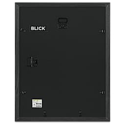 Blick Theo Frame with Mat - Charcoal, 11" x 14" back with hangers