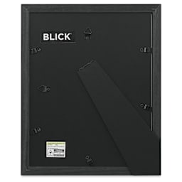 Blick Theo Frame with Mat - Charcoal, 8" x 10" with easel back