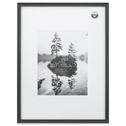 Blick Theo Frame with Mat - Charcoal, 18" x 24" front
