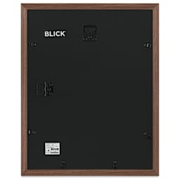 Blick Theo Frame with Mat - Walnut, 11" x 14" back