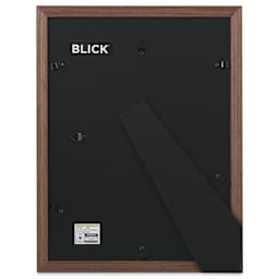 Blick Theo Frame with Mat - Walnut, 9" x 12" back