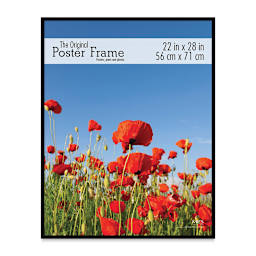 MCS Large Format Gloss Poster Frame - 22" x 28" x 5/32", Black