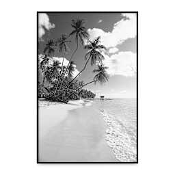 MCS Large Format Matte Poster Frame - 24" x 36" x 5/32" with example photo (not included)