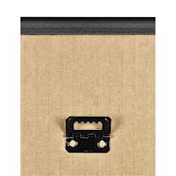 MCS Large Format Matte Poster Frame - 16" x 20" x 5/32", Black, showing cardboard back and hook
