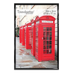 MCS Trendsetter Acrylic Poster Frame - 24" x 36" x 1/4", Black