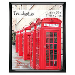 MCS Trendsetter Acrylic Poster Frame - 16" x 20" x 1/4", Black