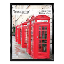 MCS Trendsetter Acrylic Poster Frame - 18" x 24" x 1/4", Black