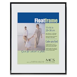 MCS Float Frame - Black, 11" x 14" in packaging