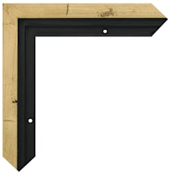 Blick Floater Frame - 9" x 12" x 7/8", Gold Leaf / Black