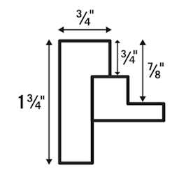 Blick Wood Floater Frames, 7/8" rabbet