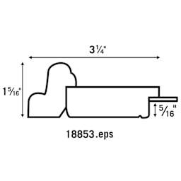 Blick Simplon Plein Air Frames with Liners, rabbet dimensions