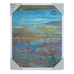 Blick Wood Gallery Frame - White, 24" x 30" in packaging