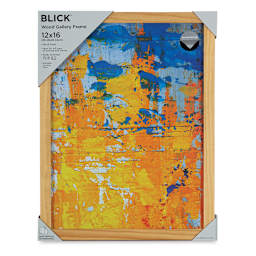 Blick Wood Gallery Frame - Natural, 12" x 16" in packaging